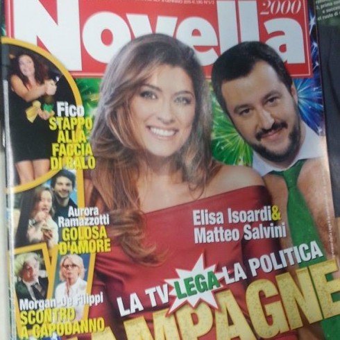 Matteo Salvini ed Elisa Isoardi